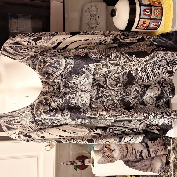 R womens Live and Let Live long sleeve stretch nice top plus size 2X - Picture 1 of 4